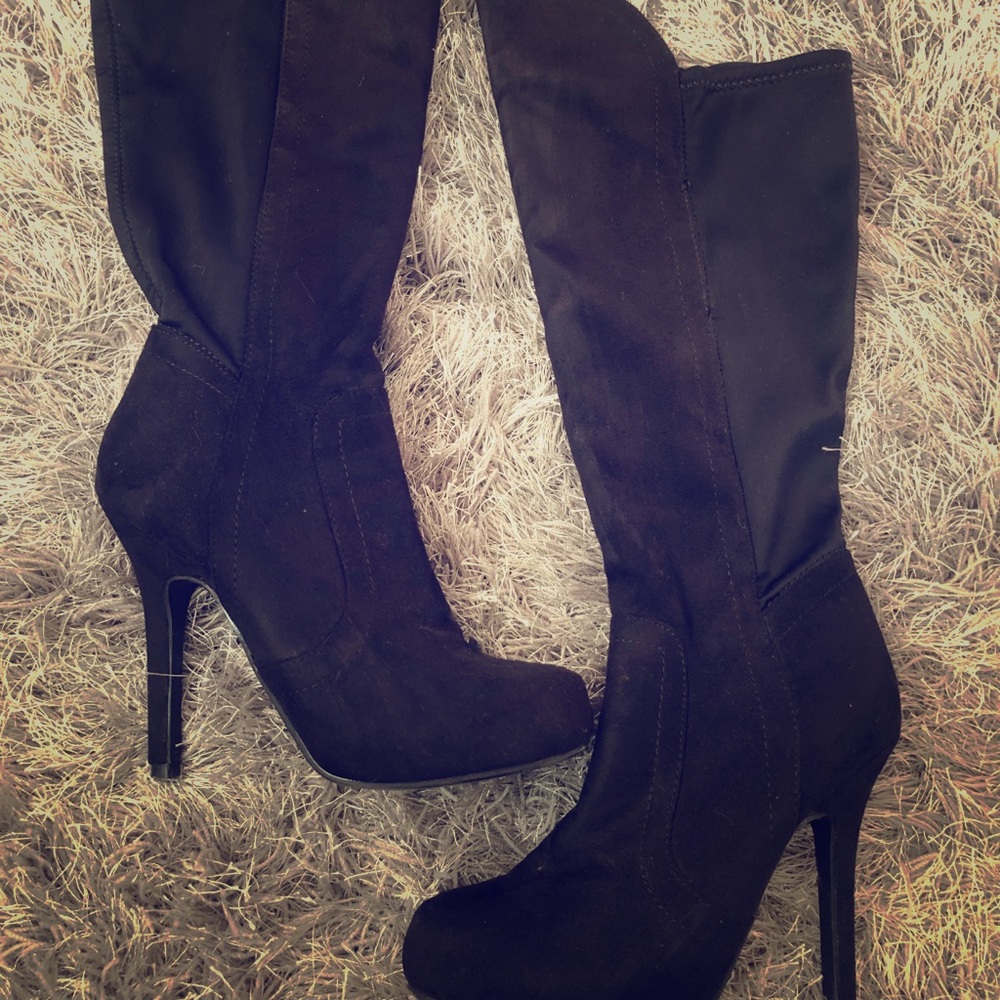Knee length boots